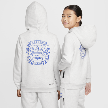 Mikina Nike LeBron Standard Issue Dri-FIT Hoodie Šedá | HF4264-025, 3