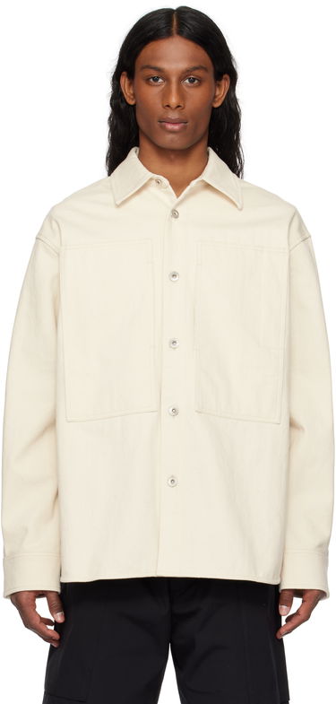 Košeľa Jil Sander Jil Sander Selvage Denim Overshirt Biela | J47DL0159_J46545, 0