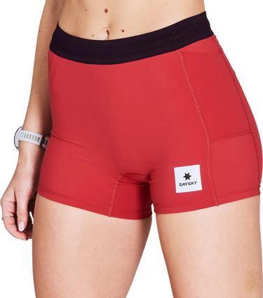 Šortky Saysky Saysky Flow+ Race 4" Shorts Červená | nwrst62c-506, 0