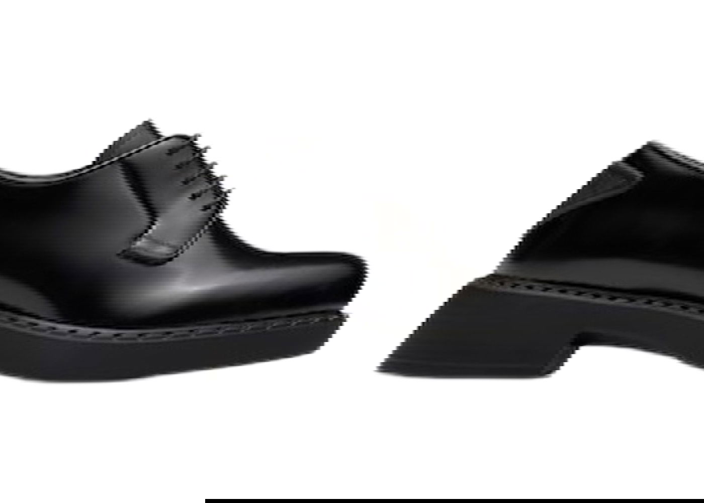 Tenisky a topánky Prada Derby 50mm Shoes Black Brushed Leather Čierna | 1E877M_055_F0002_F_B050, 0