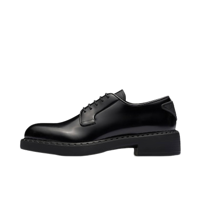 Tenisky a topánky Prada Derby 50mm Shoes Black Brushed Leather Čierna | 1E877M_055_F0002_F_B050