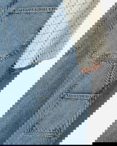 Džínsy OUR LEGACY Trade Trouser Shadow Wash Modrá | W2245TS 001, 5