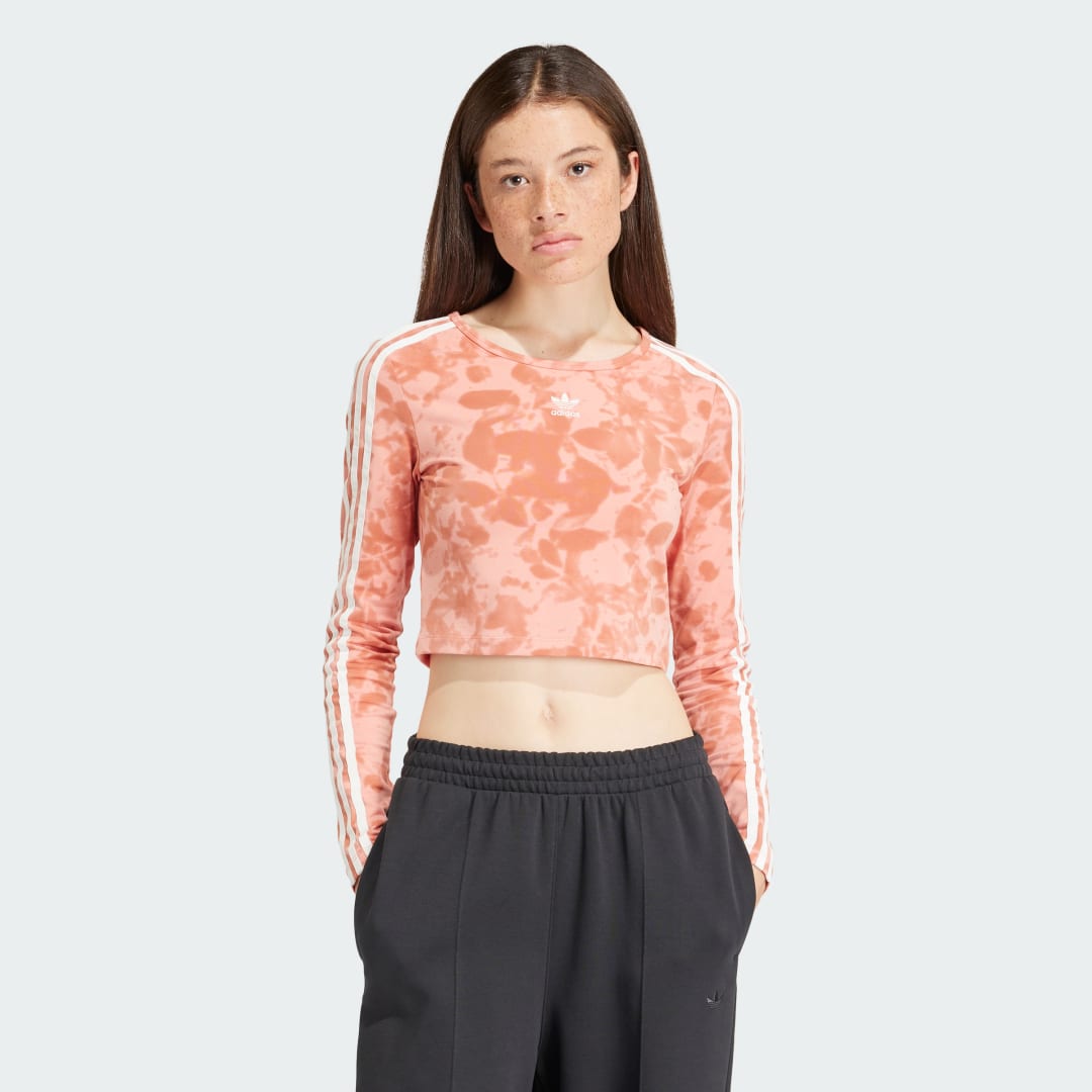 Crop Top adidas Performance 3-Stripes Crop Oranžová | IY0779, 1
