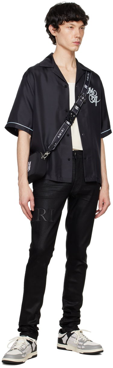 Košeľa AMIRI AMIRI MA Swirl Camp Collar Shirt Čierna | AMSTCA1038, 3