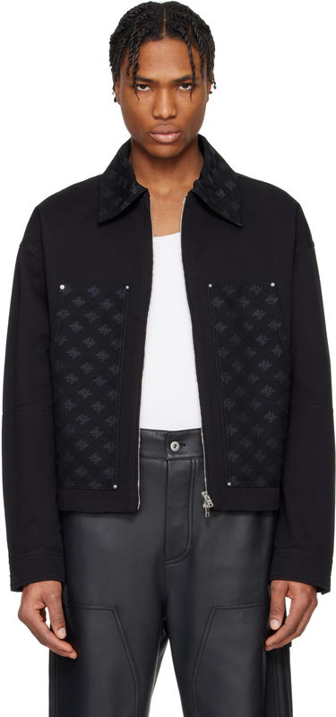 Bunda AMIRI AMIRI MA Quad Jacquard Work Jacket Čierna | AMOUWJ1003, 0