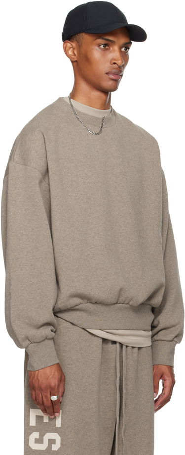 Mikina Fear of God Fear of God ESSENTIALS Classic Fit Fleece Crewneck Sweatshirt Šedá | 192SP252043F, 1