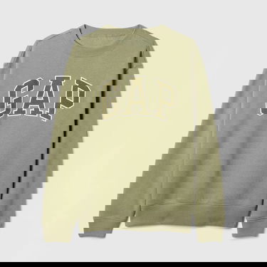 Mikina GAP Logo Crew Olive Cord Zelené | 554936-34, 4