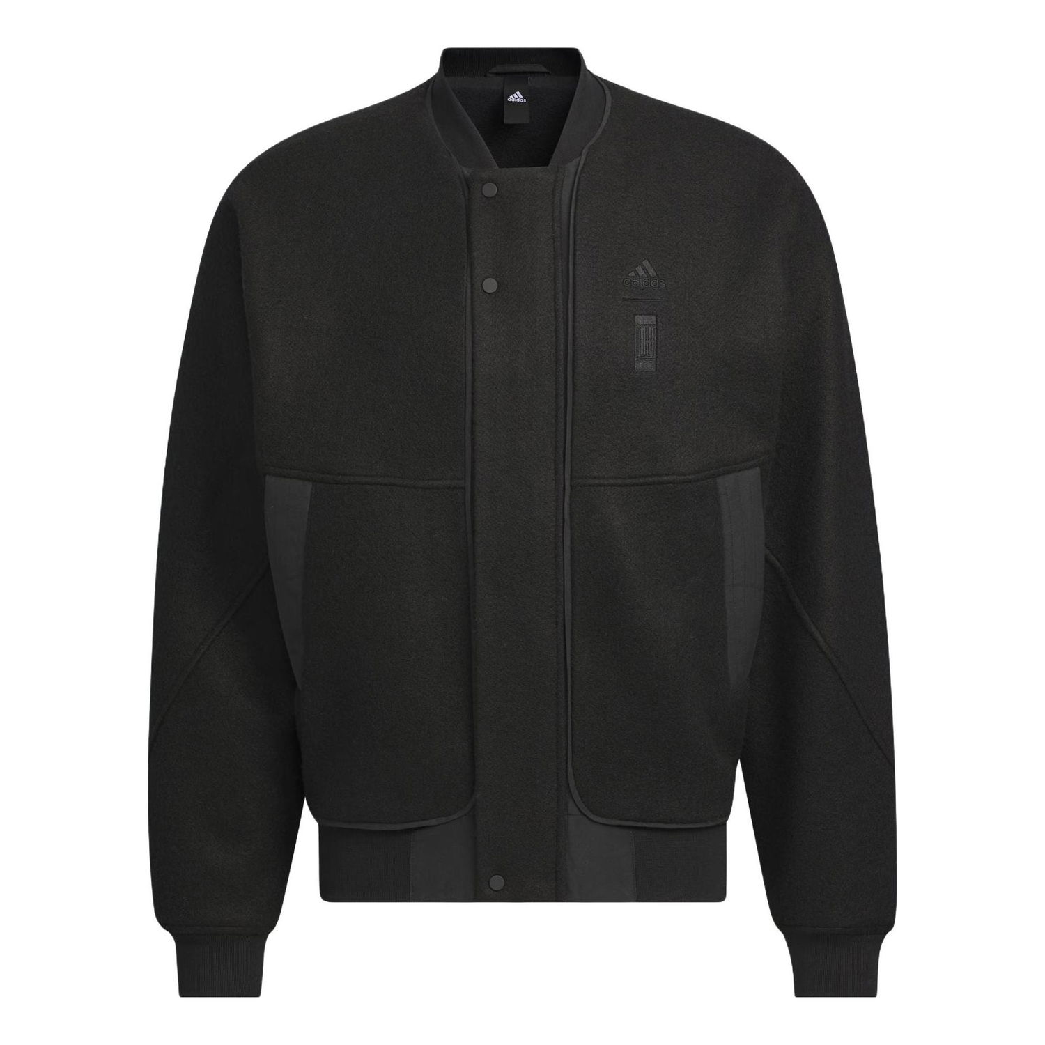 Bomber bunda adidas Originals Melton Jacket Čierna | IP4910, 0