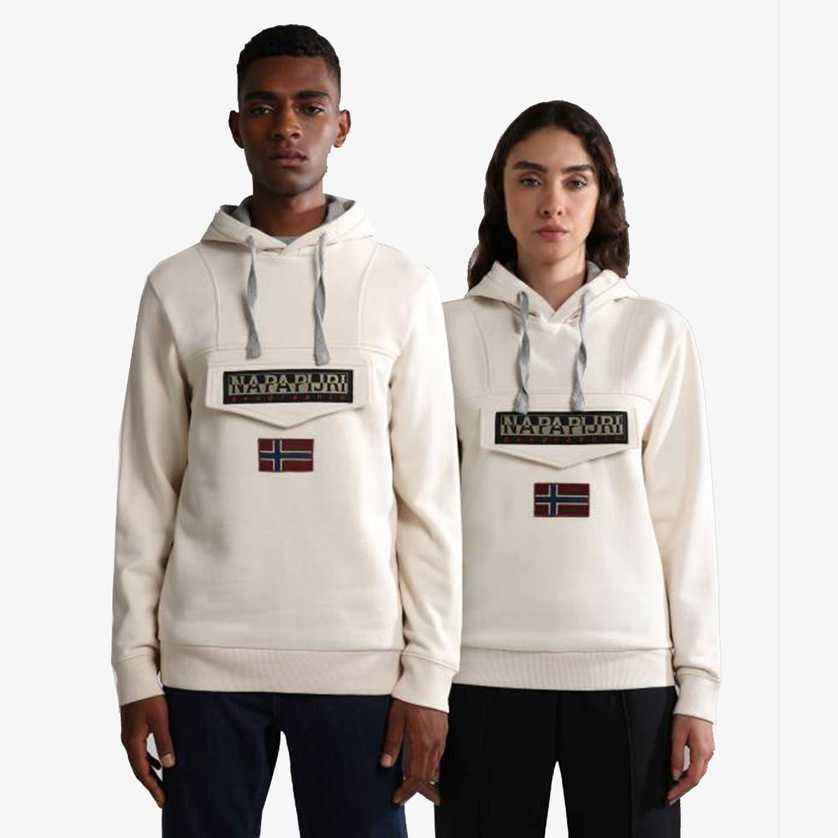 Mikina Napapijri Napapijri Burgee Wint 2 Hoodie Béžová | NP0A4GJDNS51, 0