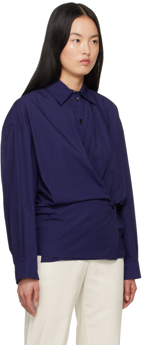 LEMAIRE Women's Twisted Button-Up Shirt