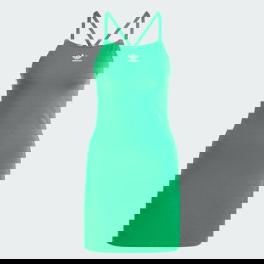 Šaty adidas Originals 3-Stripes Mini Dress Zelené | IR8127, 3