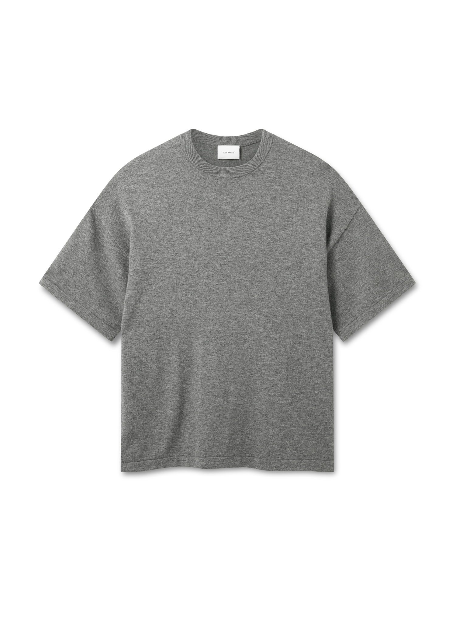 Tričko AXEL ARIGATO Distort Knitted T-Shirt Šedá | A3427003, 1