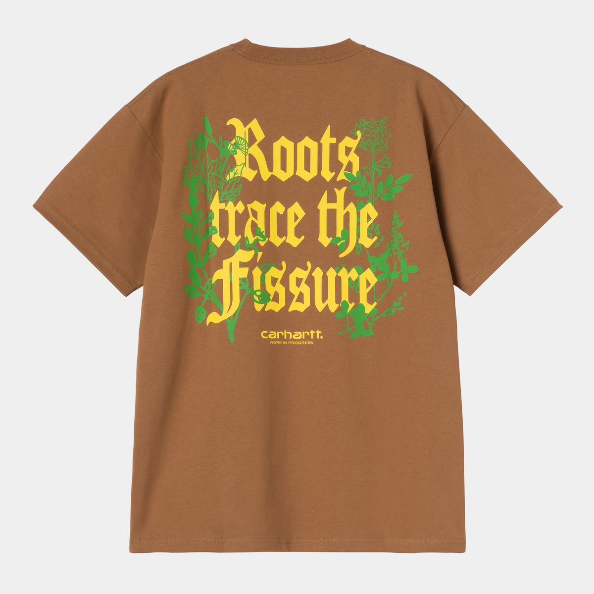 Tričko Carhartt WIP Stray Growth Roots Trace The Fissure Short Sleeve T-shirt Hnedá | A252063_9, 1