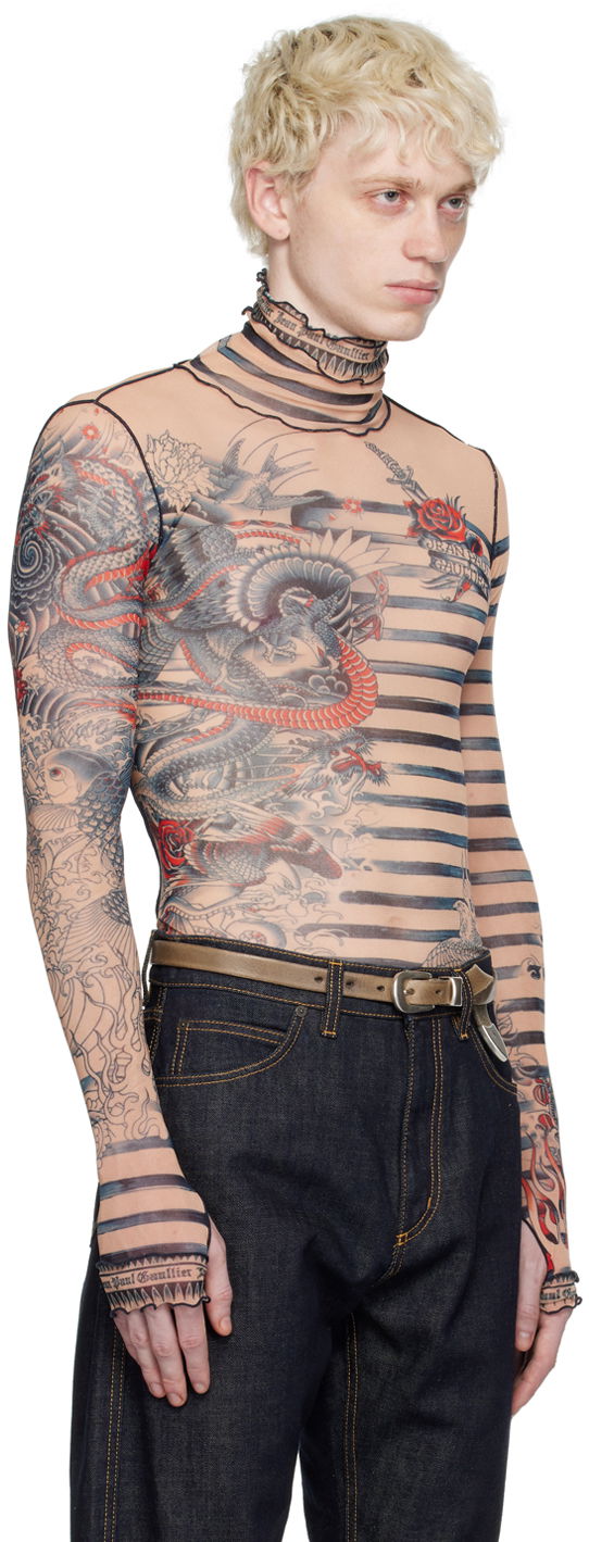 Tričko Jean Paul Gaultier Gaultier Printed Turtleneck Rôznofarebný | 23/15-U-TO121-T537-635030, 1