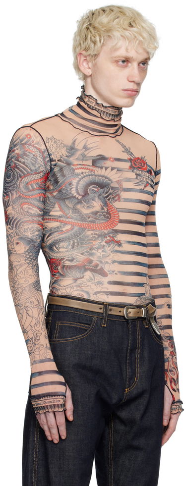 Tričko Jean Paul Gaultier Gaultier Printed Turtleneck Rôznofarebný | 23/15-U-TO121-T537-635030, 1