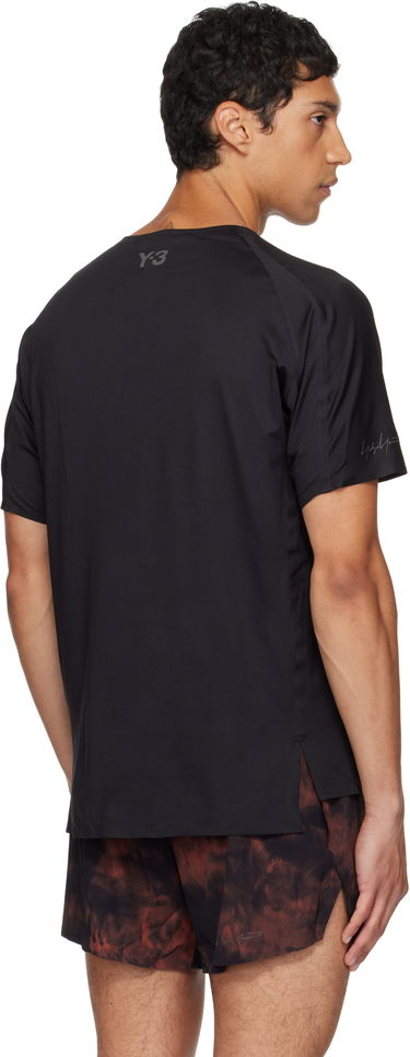 Tričko Y-3 Y-3 Running Short Sleeve T-Shirt Čierna | JX4807, 2