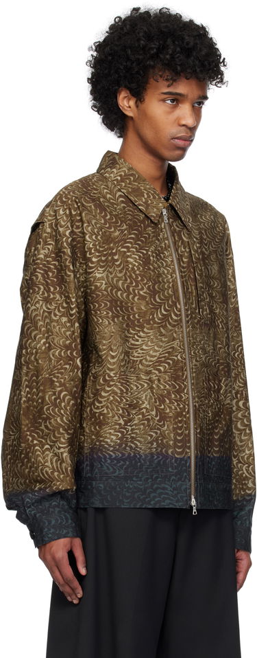 Bomber bunda Dries Van Noten Dries Van Noten Printed Cotton Jacket Rôznofarebný | 251-020520-1531, 4