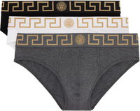 Three-Pack Briefs With Greca Border