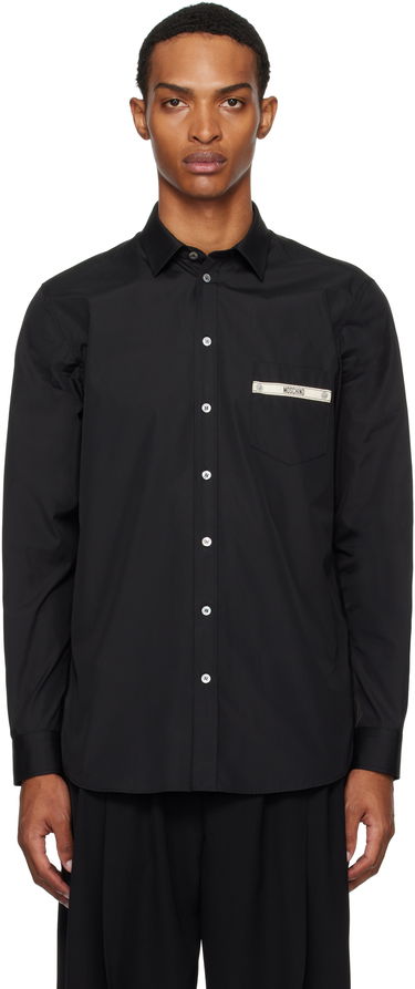 Košeľa Moschino Moschino Tape Pocket Shirt Čierna | 252ZZ023652350555, 0