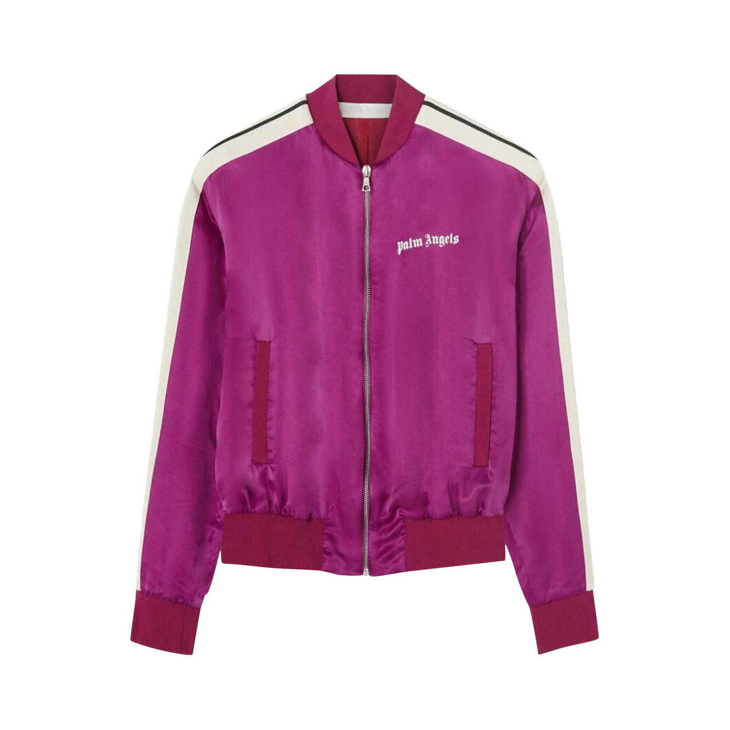 Bomber bunda Palm Angels Luxury Track Bomber Jacket Ružová | PWBD037F22FAB0012828, 1