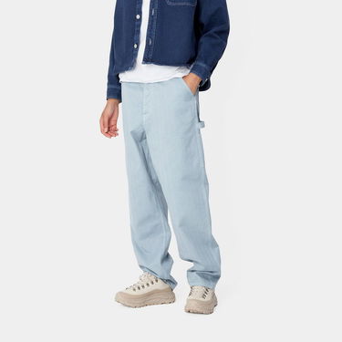 Cargo nohavice Carhartt WIP Single Knee Garment Dyed Pants Modrá | I033572_9, 3