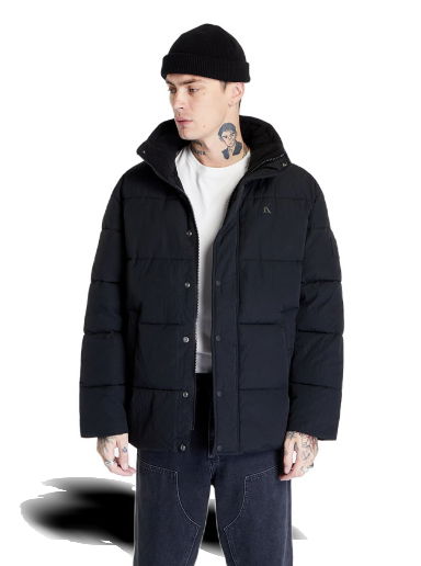 Prešívaná bunda CALVIN KLEIN Jeans Badge Oversized Puffer Čierna | J30J321915 BEH