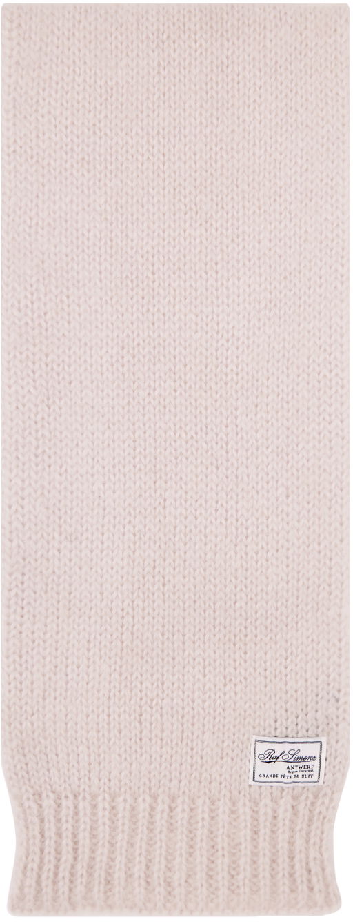 Šál RAF SIMONS Patch Knitted Scarf Ružová | 222-856, 0