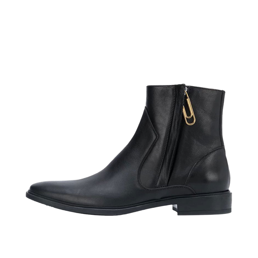 Tenisky a topánky Off-White Paperclip Zip-up Ankle Boots Black Black Čierna | OMIA178F20LEA0031000
