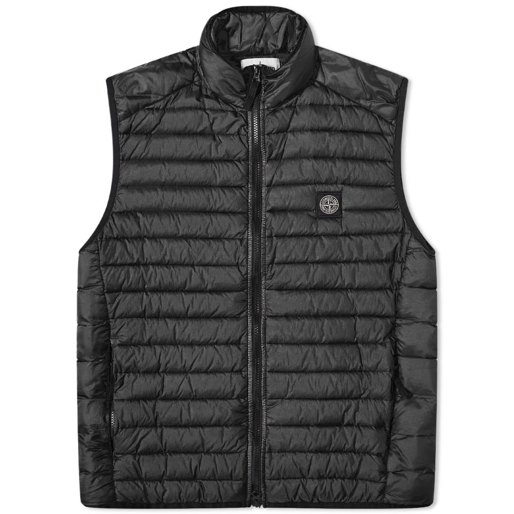 Vesta Stone Island Patch Nylon Down Gilet Čierna | 7715G0224-V0029, 0
