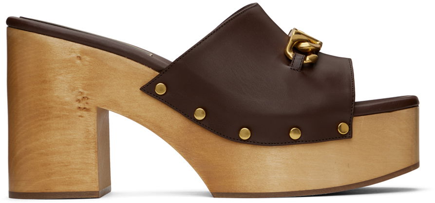 Valentino Garavani VLogo Chain Platform Mules