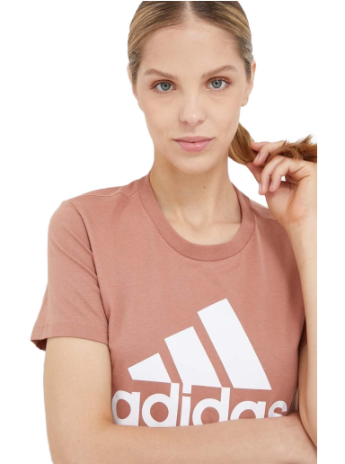 Tričko adidas Originals Essentials 3-Stripes Logo Tee Ružová | IM2786