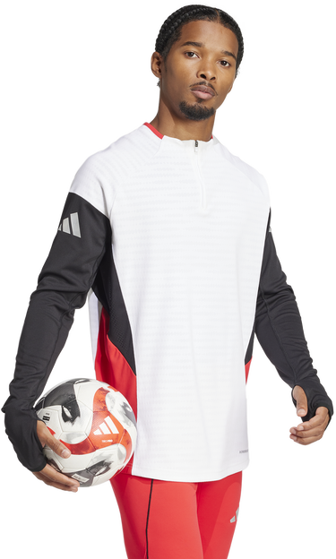 Dres adidas Performance Tiro 25 Pro Training Quarter-Zip Top Biela | JX7074, 3