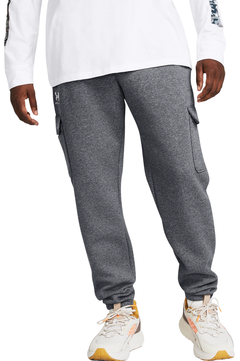 Cargo nohavice Under Armour Essential Fleece Cargo Pant Šedá | 1380376-012