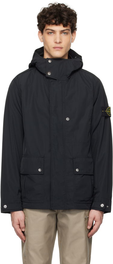 Parka Stone Island Stone Island Micro Twill Parka Čierna | K1S15 4100006 S0026, 0