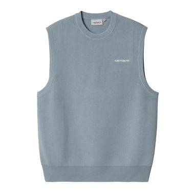 Sveter Carhartt WIP Script Vest Sweater Modrá | I033696_9, 4