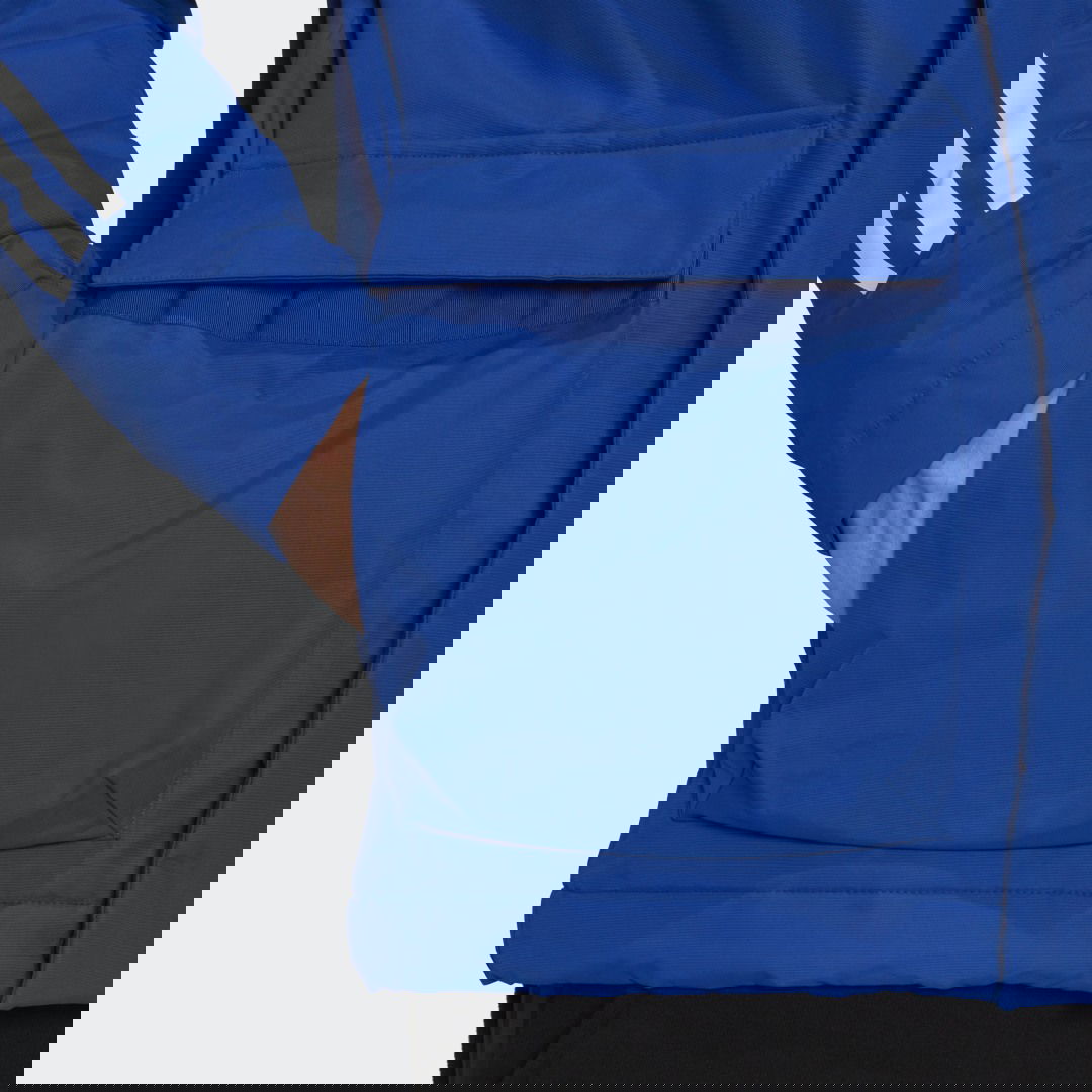 Bunda adidas Originals Utilitas 3-Stripes Hooded Jacket Modrá | GT1706, 1