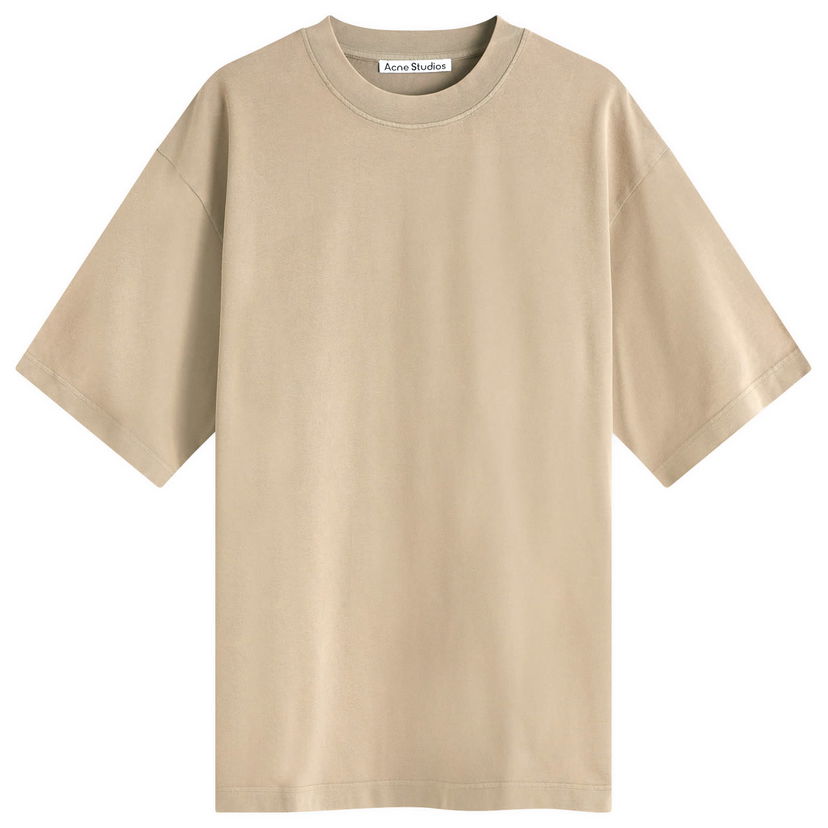 Tričko Acne Studios Exford Vintage T-Shirt Béžová | CL0218-DIA