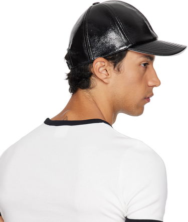 Šiltovka Courrèges Courrèges Reedition Vinyl Baseball Cap Čierna | PERACT002VY0014, 2