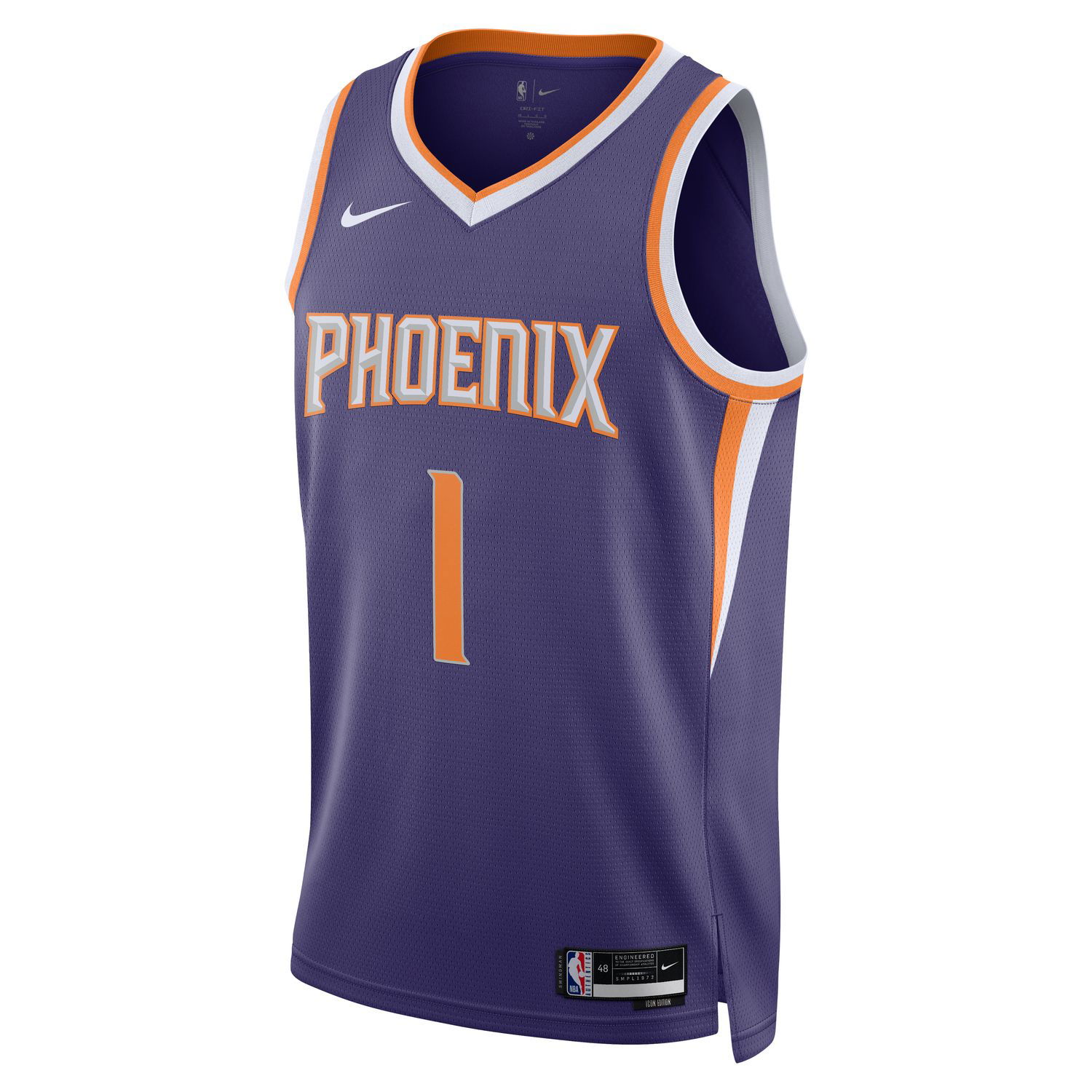 Dres Nike Dri-FIT Phoenix Suns Icon Edition 2022/23 Swingman Jersey Fialová | FB1811-566, 1