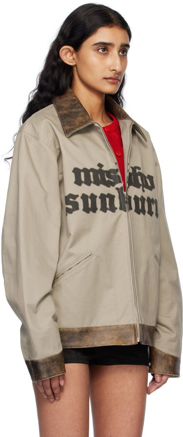 Bomber bunda MISBHV MISBHV Sunburn Work Jacket Béžová | 250W408, 1