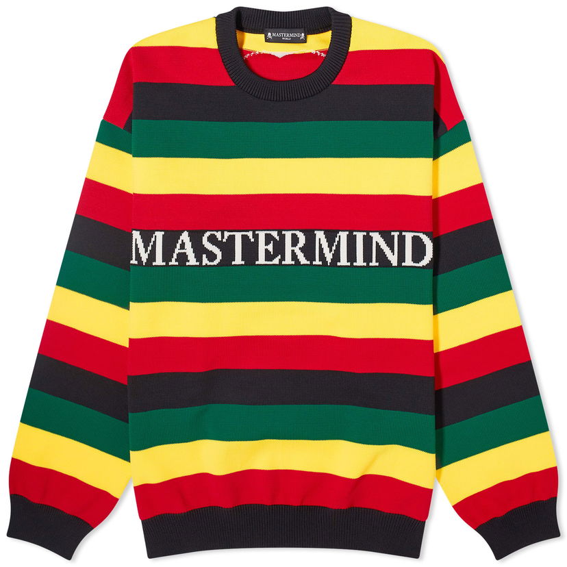 Sveter Mastermind WORLD Rasta Knitted Jumper Rôznofarebný | MW24S12-KN005-MLT