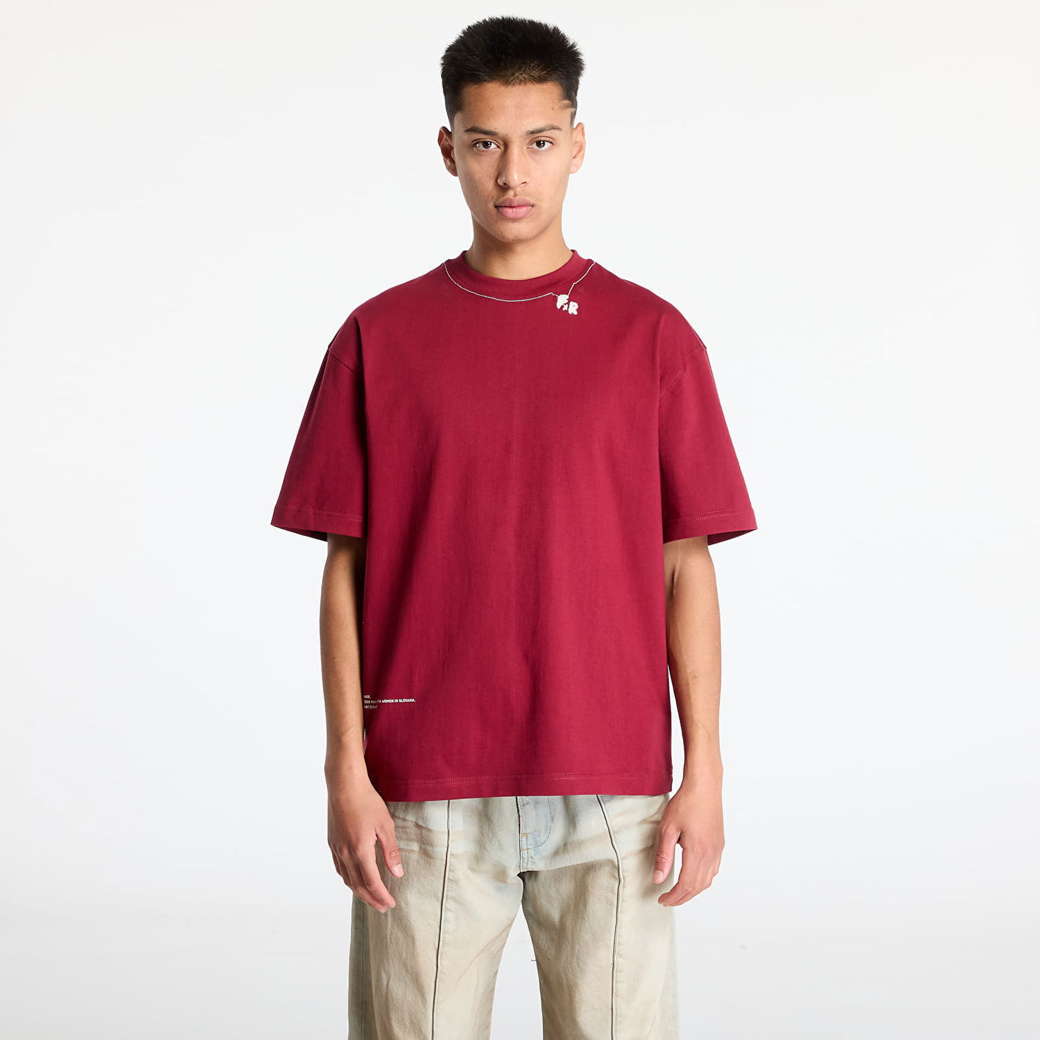 Tričko Footshop FTSHP RFTW T-Shirt Vínová | FTSHP_343, 0