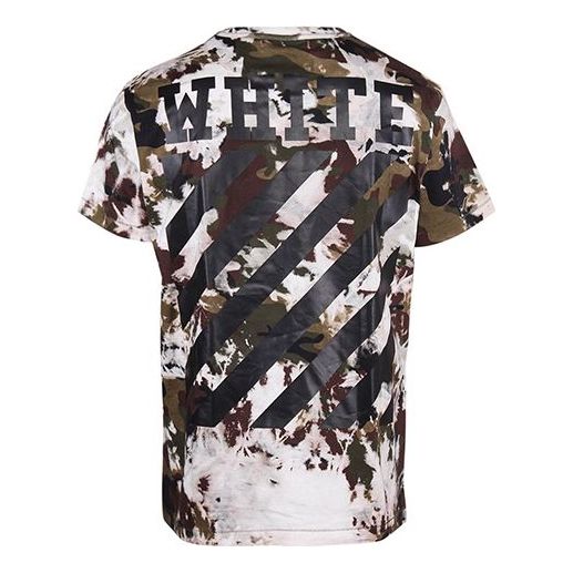 Tričko Off-White Camouflage Short Sleeve T-Shirt Rôznofarebný | OMAA004S160890049910, 0