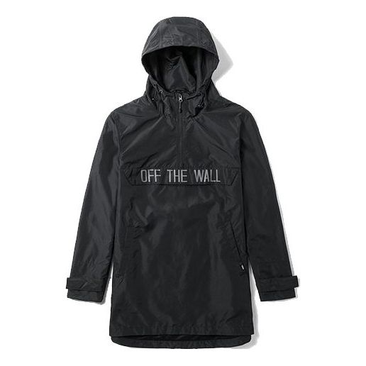 Vetrovka Vans Vans Skate All Day Anorak Jacket Čierna | VN0A3TWOBLK