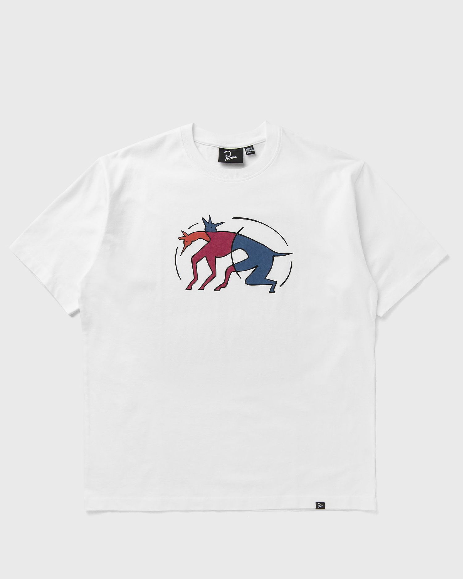 Tričko By Parra Zoomies Graphic T-Shirt Biela | 54120, 0
