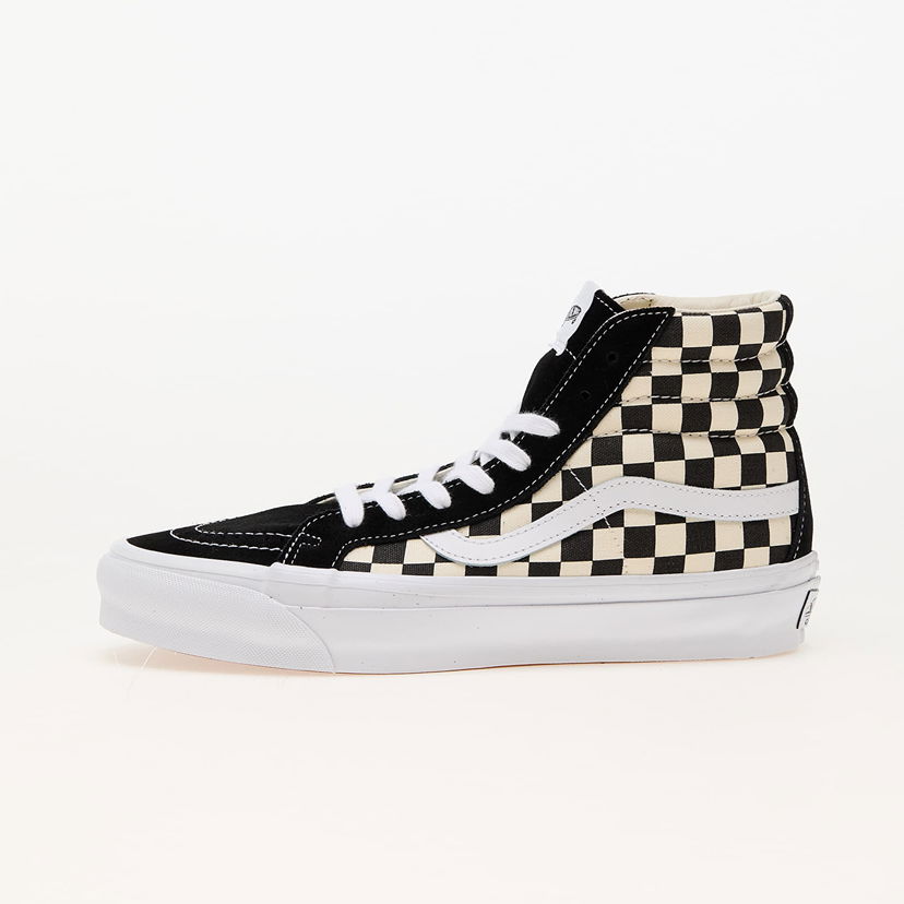 Skateboarding Vans Sk8-Hi Reissue 38 LX Checkerboard Čierna | VN000CR02BO1