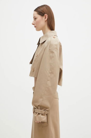 Trenčkot VETEMENTS VETEMENTS Deconstructed Trench Coat Béžová | WA66JA400S, 1