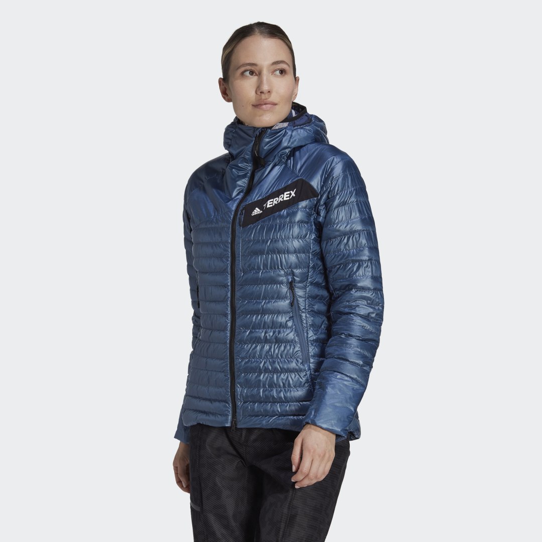 Bunda adidas Performance Jacket Techrock Year-Round Down Hooded Navy | HT1987, 0