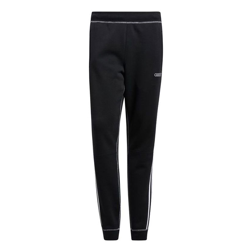 Tepláky adidas Originals Originals Contrast Stitch Fleece Lined Sports Pants Čierna | GN3888