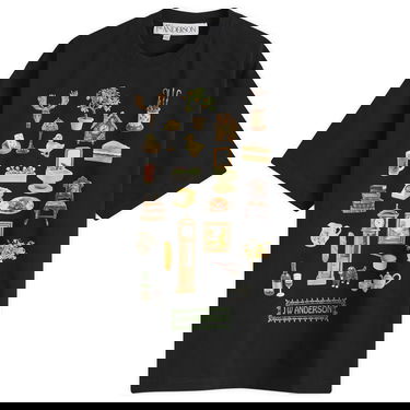 Tričko JW Anderson Diorama Print T-Shirt Čierna | JT0288-PG1551-999, 1